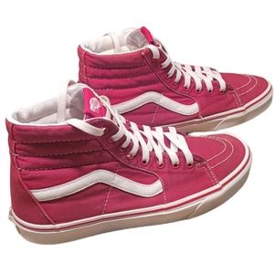 Size 9.5 VANS Sk8-Hi Sneakers Racing Red